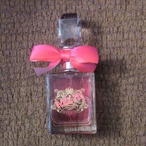 Juicy Couture Neon Pink Bow Perfume Bottle
